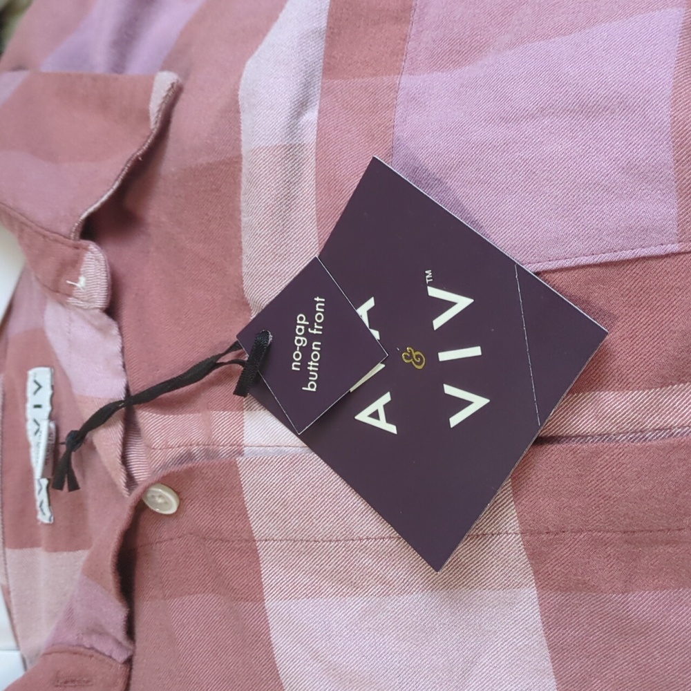 Blush Or Pink Toned Soft Flannel - Picture 5 of 5